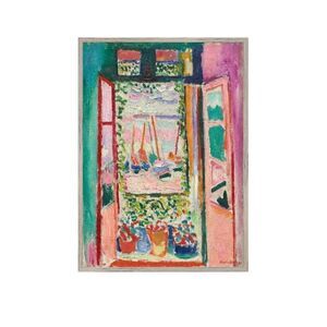 Matisse Flowers on Window Print 